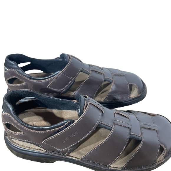 Josef Seibel Brown leather sandals size 45 chart at very last photo for us size main image 8
